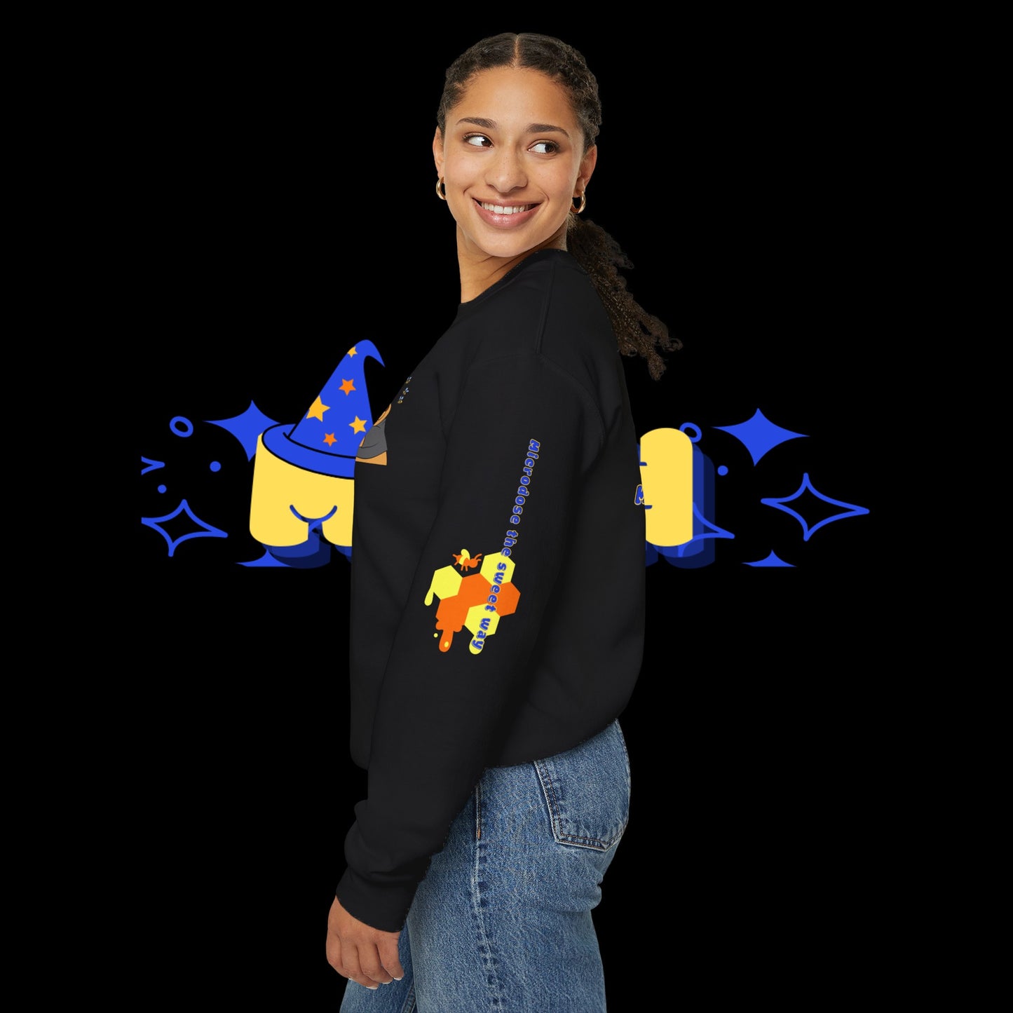 "Don't Touch!' Pinnie" Sweatshirt