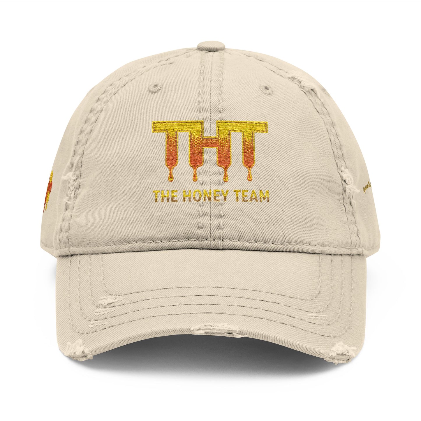 Distressed "The Honey Team" Dad Hat
