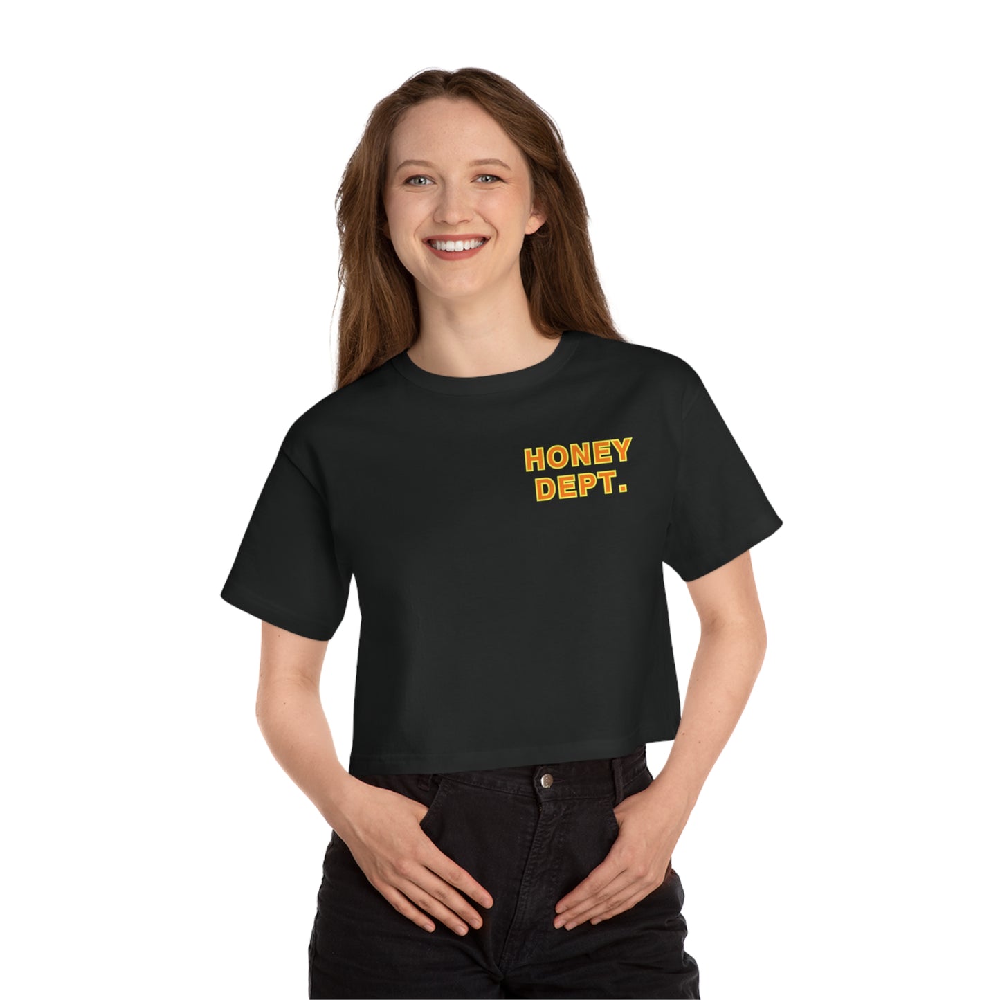 Women's Cropped Top Tee - Honey Dept.