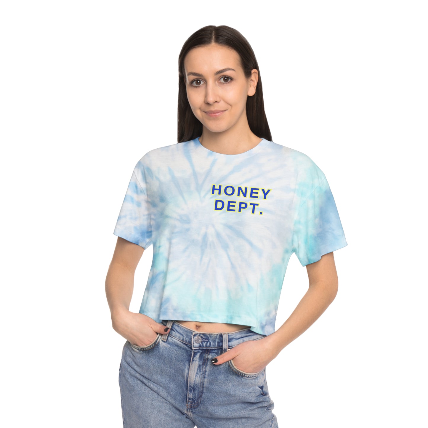 Honey Dept. Tie-Dye Crop Top Tee