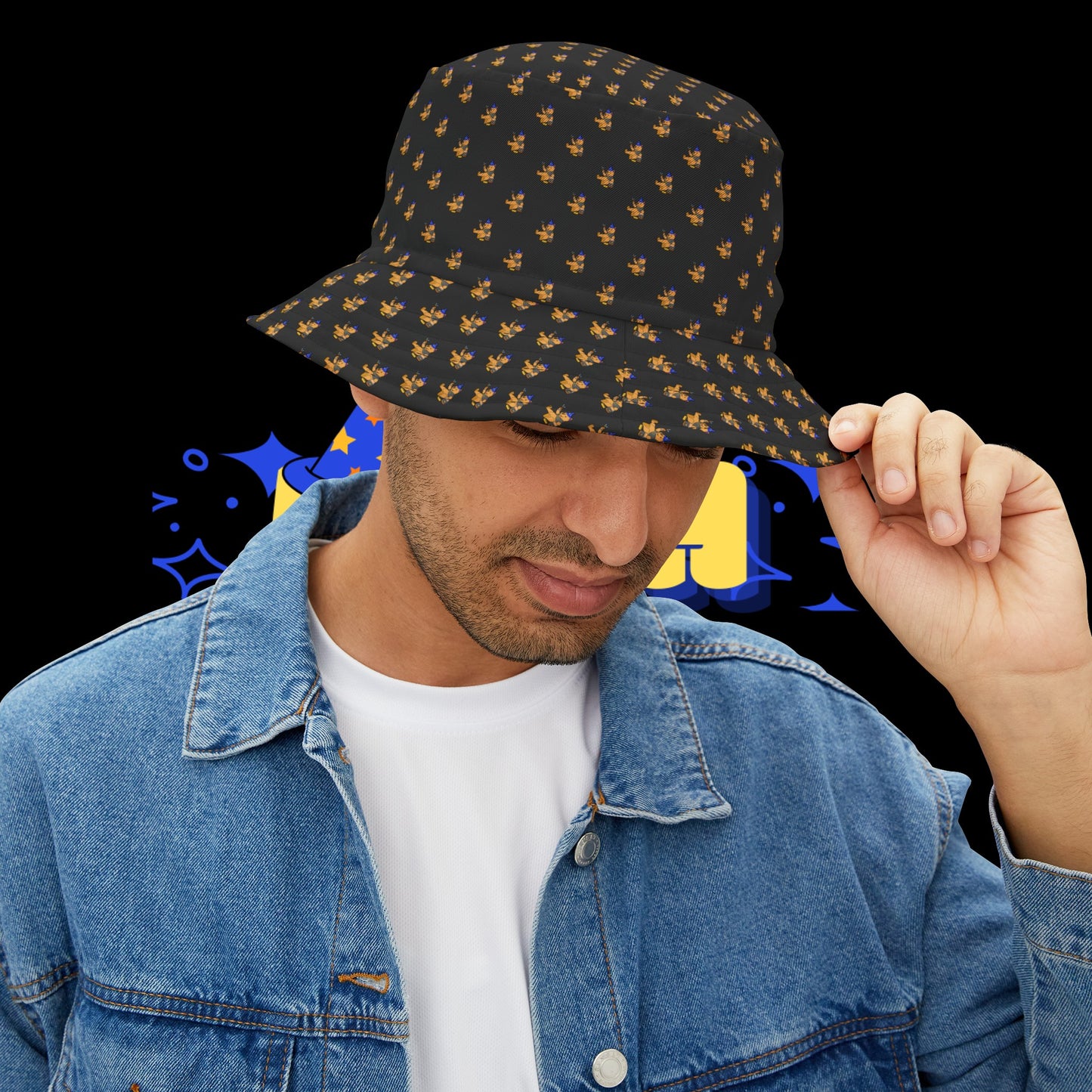 "Sleepy Pinnie" Bucket Hat