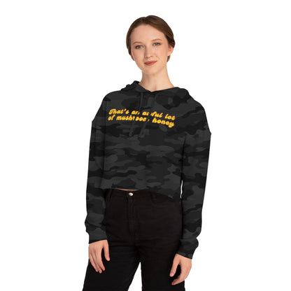 Women’s "That’s an Awful Lot of" Cropped Hooded Sweatshirt