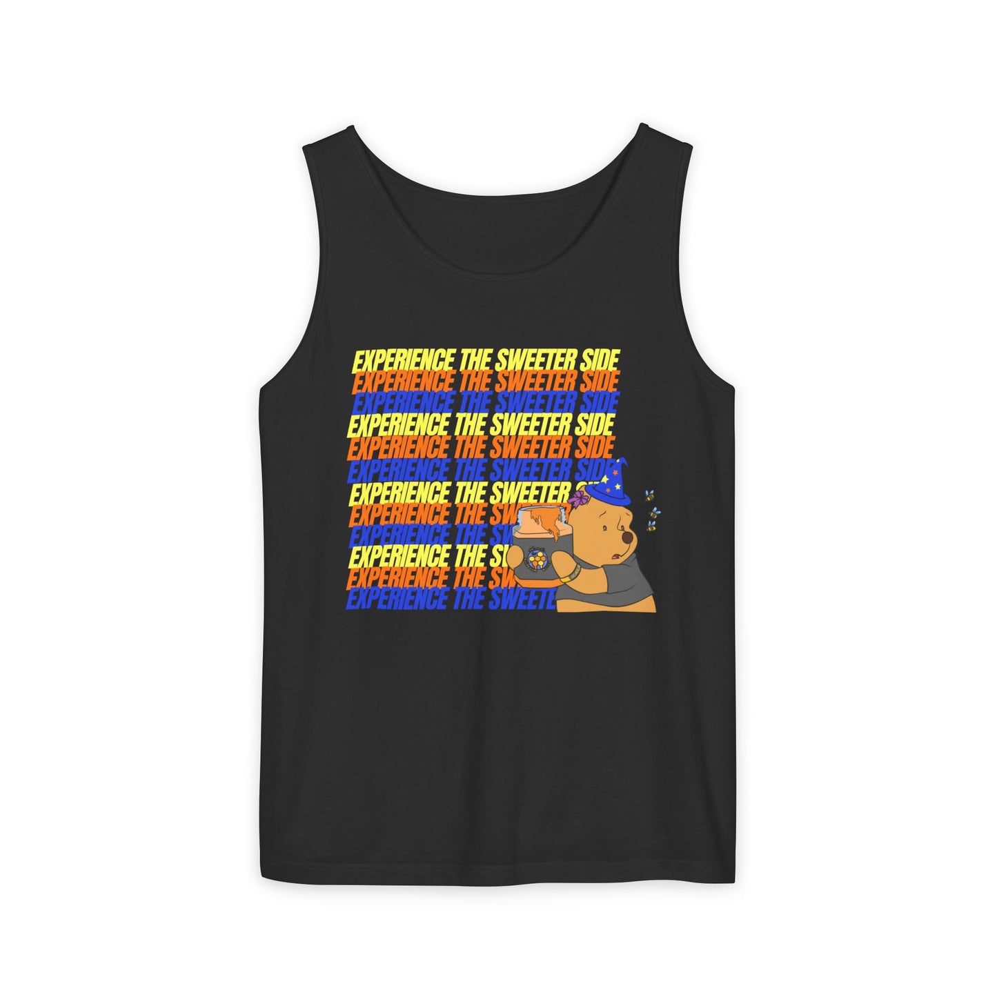 Unisex "Don't Touch!" Dyed Tank Top