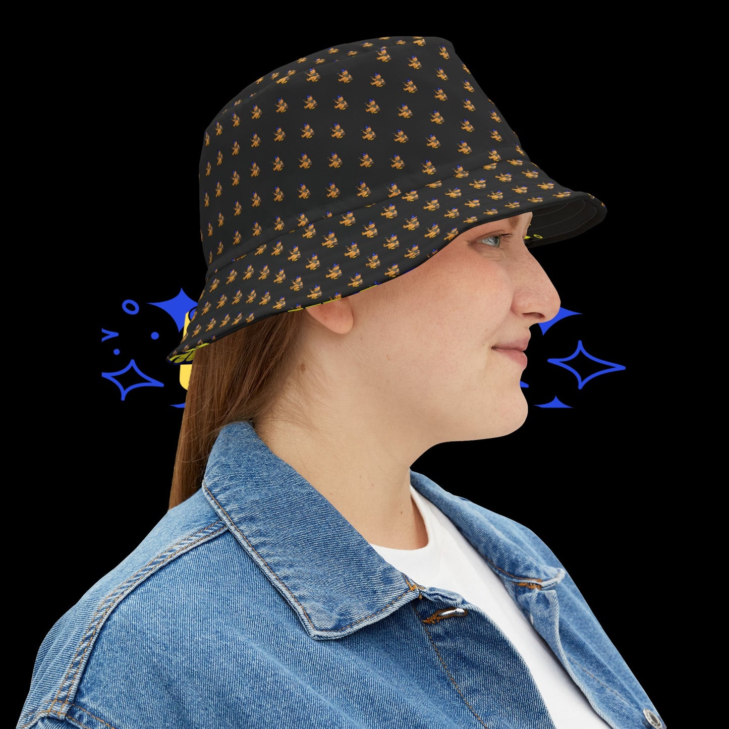 "Sleepy Pinnie" Bucket Hat