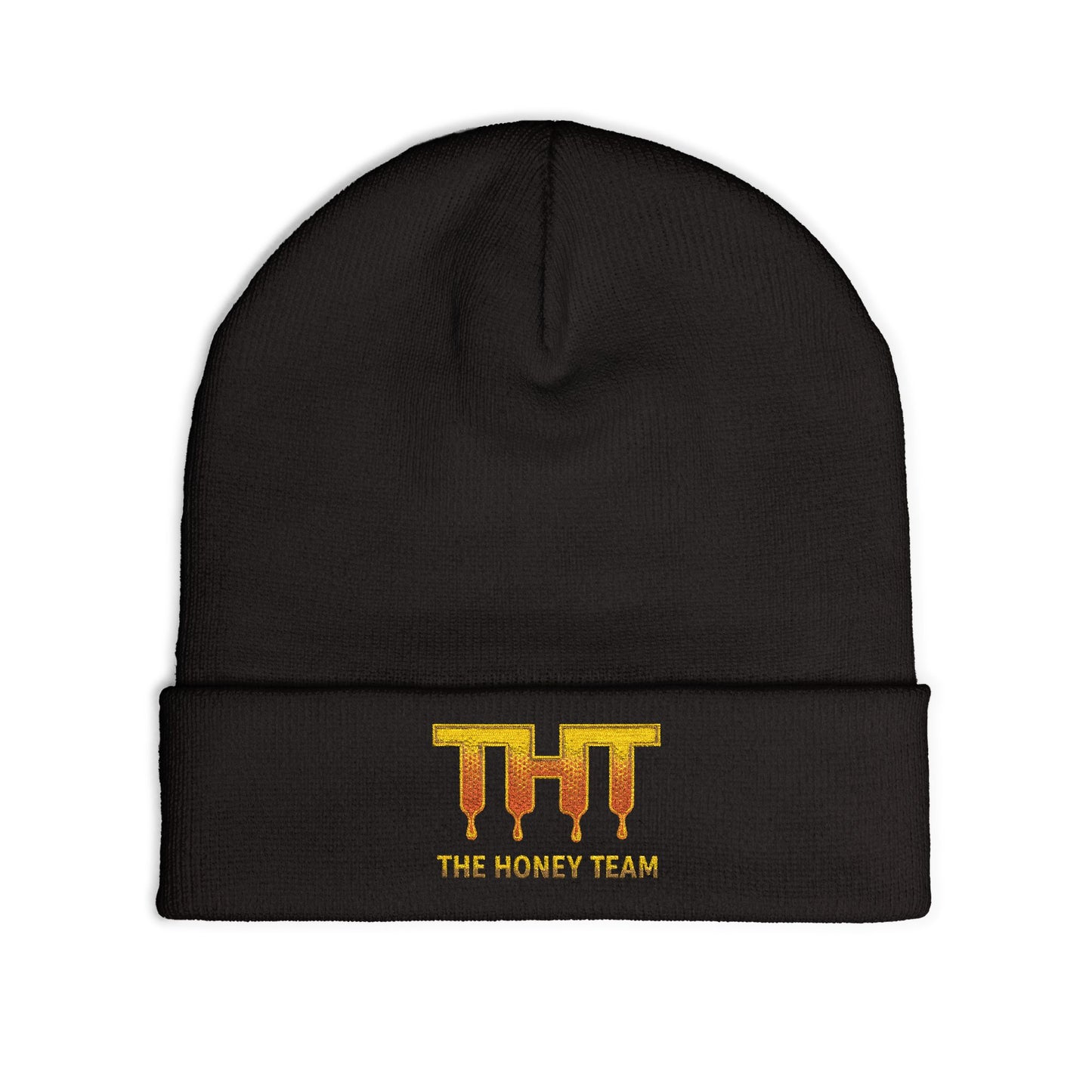 "The Honey Team" | Cozy Embroidery Beanie