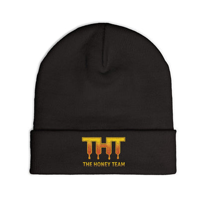 "The Honey Team" | Cozy Embroidery Beanie