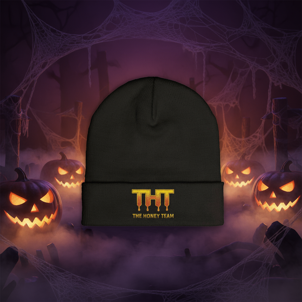 "The Honey Team" | Cozy Embroidery Beanie