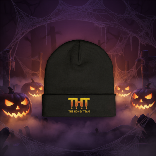 "The Honey Team" | Cozy Embroidery Beanie
