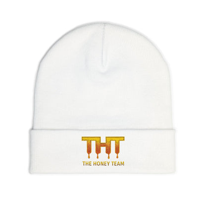"The Honey Team" | Cozy Embroidery Beanie