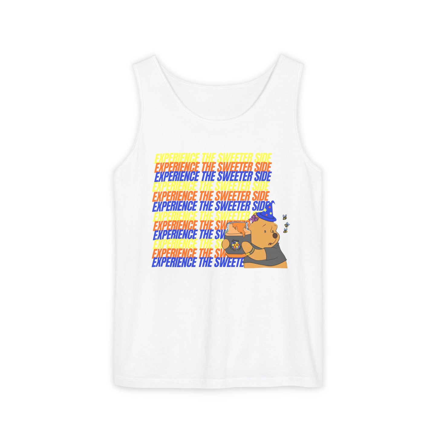 Unisex "Don't Touch!" Dyed Tank Top
