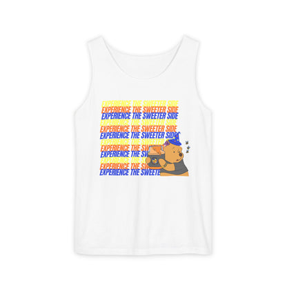 Unisex "Don't Touch!" Dyed Tank Top