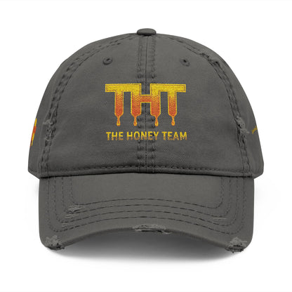 Distressed "The Honey Team" Dad Hat