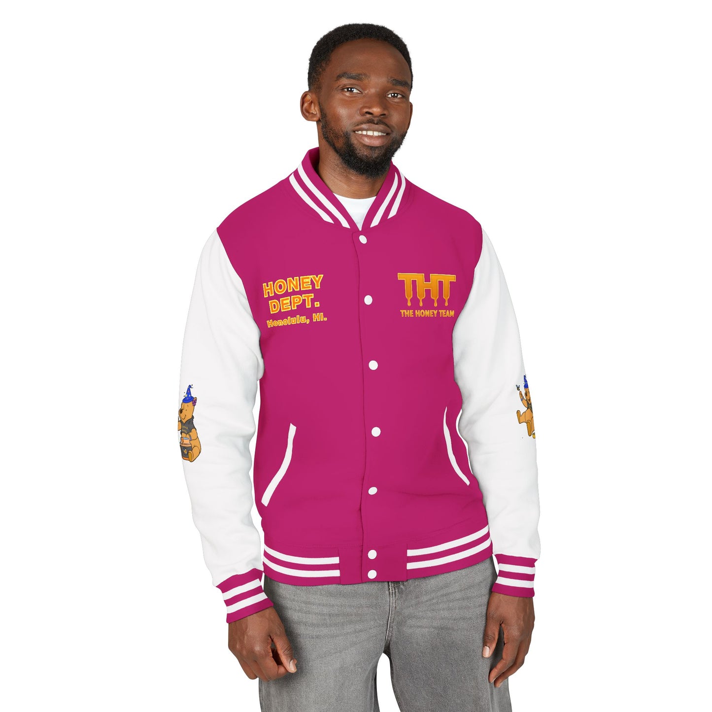"The Honey League" Letterman Jacket | Unisex
