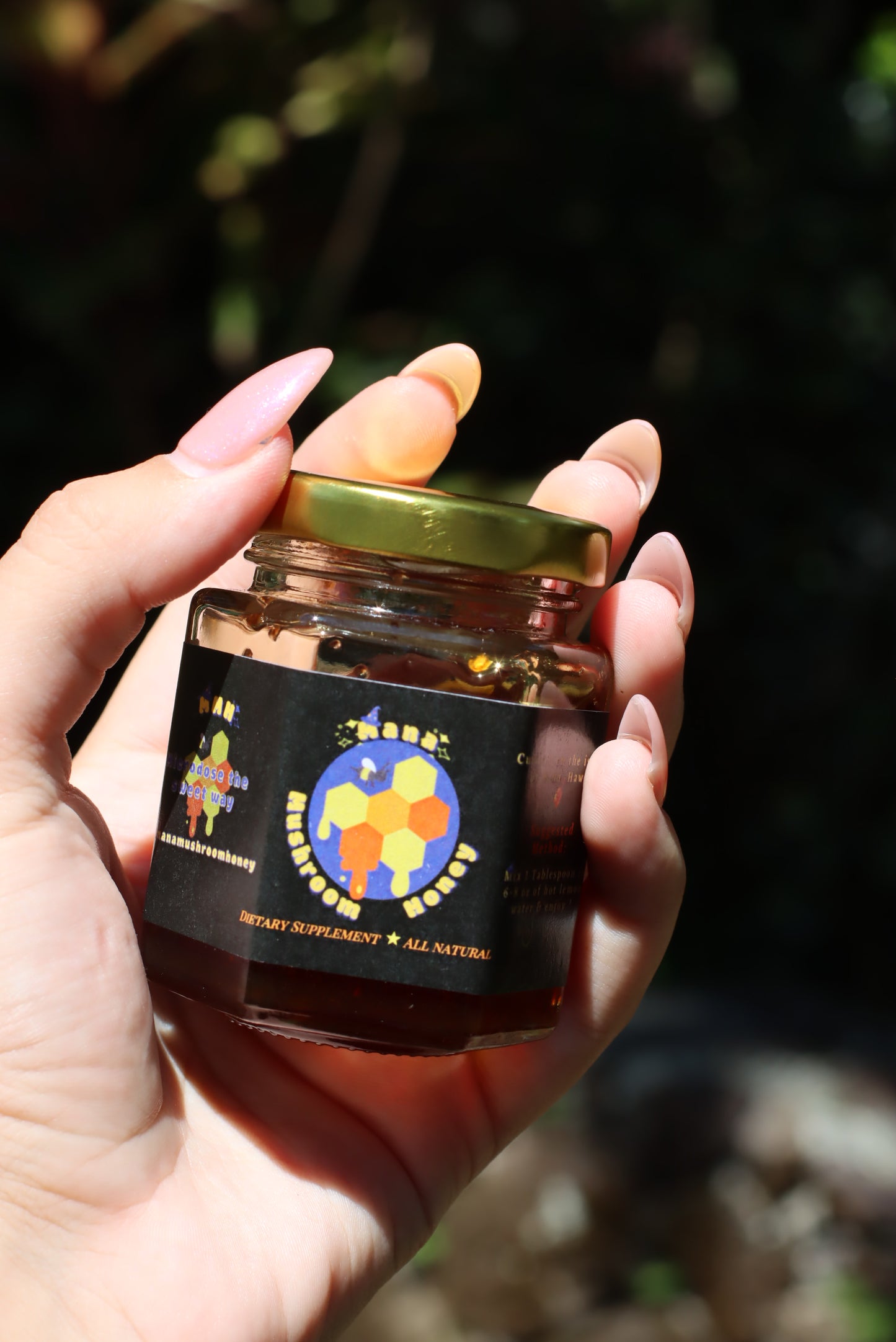 Mana Mushroom Honey (4oz)