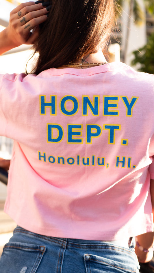Women's Cropped Top Tee - Honey Dept.