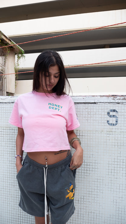 Women's Cropped Top Tee - Honey Dept.