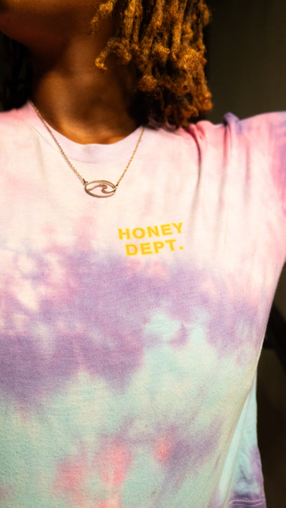 Honey Dept. Tie-Dye Crop Top Tee