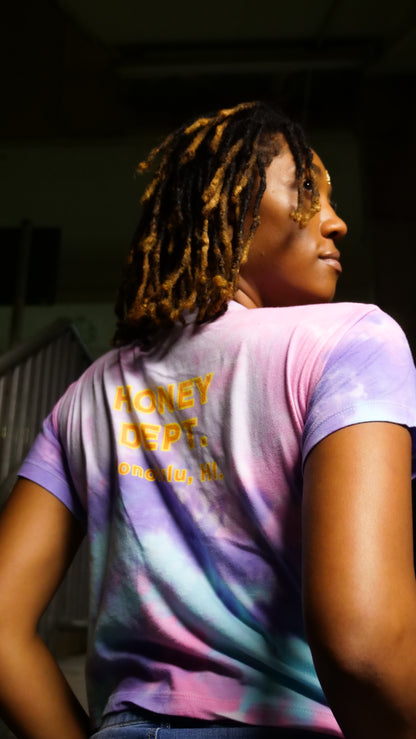 Honey Dept. Tie-Dye Crop Top Tee