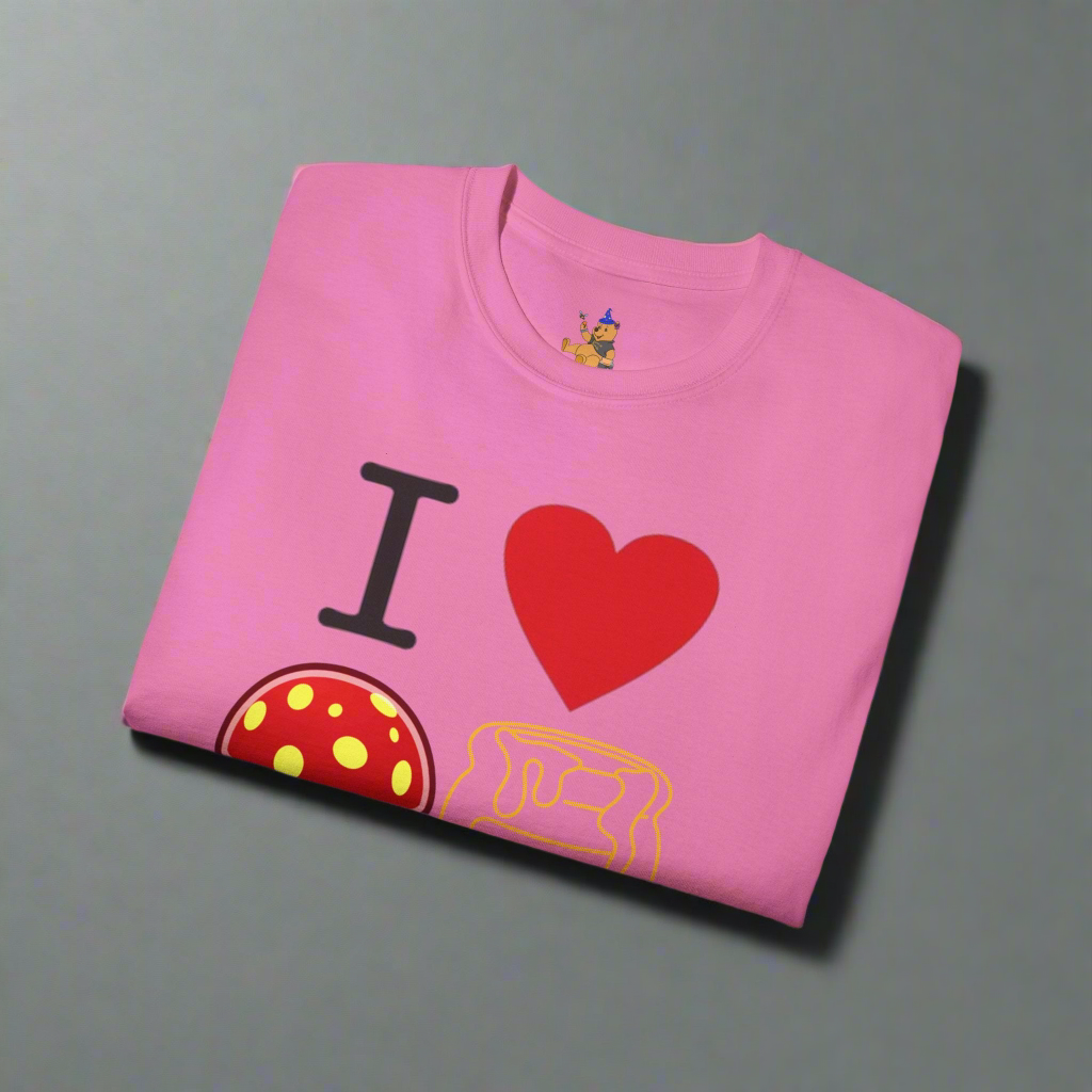 "I 💛MUSHROOM HONEY" T-shirt (Unisex)